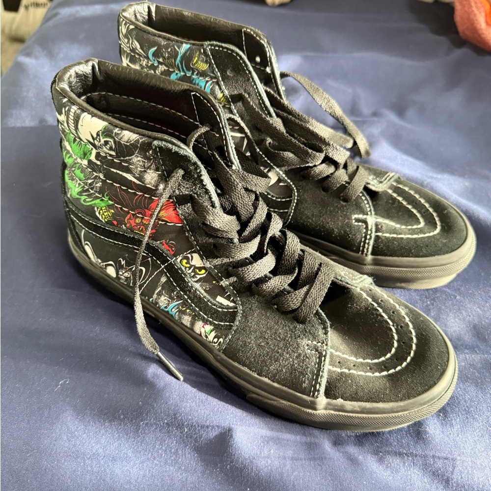 Vans Black Multicolor High-Top Sneakers